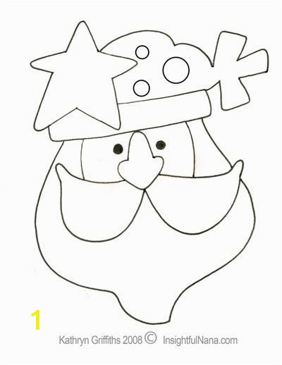 FREE Printable Santa Claus coloring page