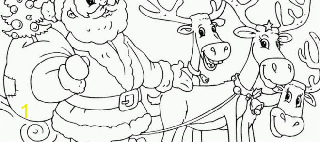 Santa Claus with Reindeer Coloring Pages Allanlichtman Author at