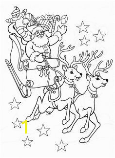 Santa and his sleigh Crystal Sheppard · coloring sheets