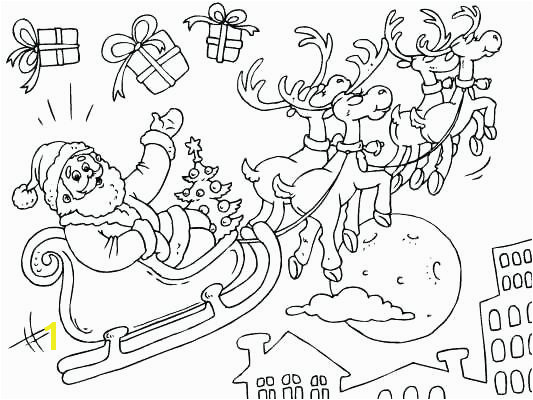 sleigh coloring page and his sleigh coloring page and reindeer coloring pages collection santa claus sleigh