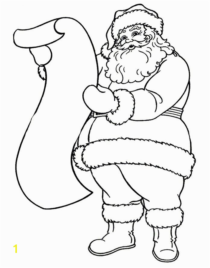 Santa Face Coloring Page Printables Santa Drawings