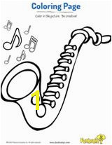 Saxophone Coloring Page musicalinstruments Number Worksheets Music Alphabet Activities Saxophone