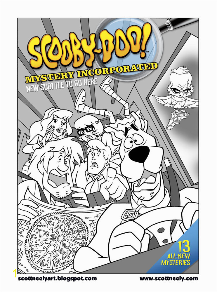 Scott Neely s Scribbles and Sketches SCOOBY DOO MYSTERY INCORPORATED DVD Cover Designs