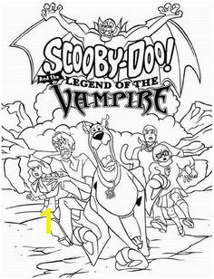 scooby doo vampire coloring pages Scooby Doo Coloring Pages Halloween Coloring Pages Cartoon Coloring
