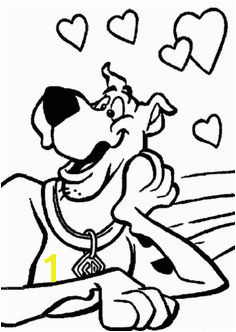 Scooby Doo Valentines Coloring Pages 423 Best Cartoon Images