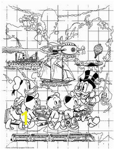 Scrooge McDuck color page disney coloring pages color plate coloring sheet printable