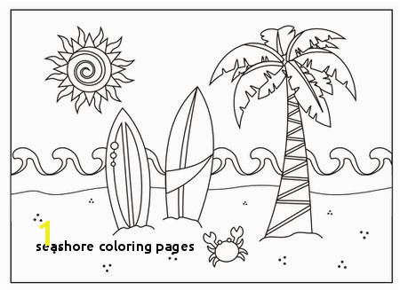 Seashore Coloring Pages 243 Summer Coloring Pages for Kids