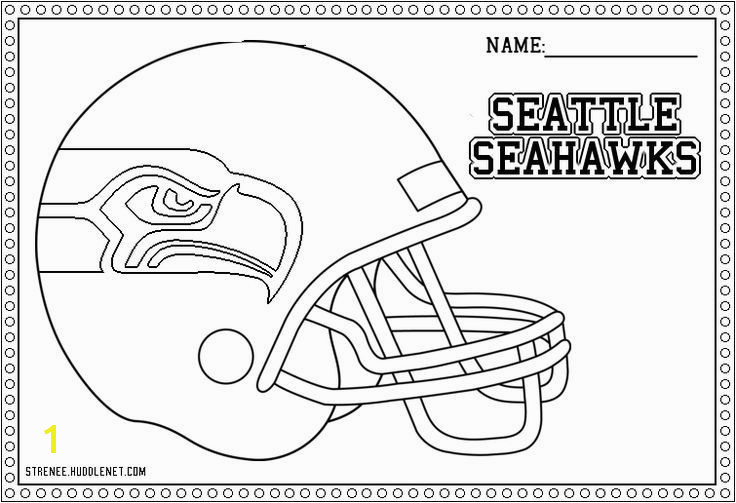 Seahawks Coloring Pages Seattle Related Post