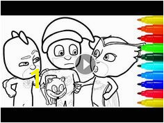 PJ Masks Santa Claus Dragon Coloring Pages