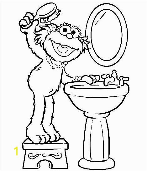 Sesame Street Coloring Pages Zoe Sesame Street Coloring Book Game