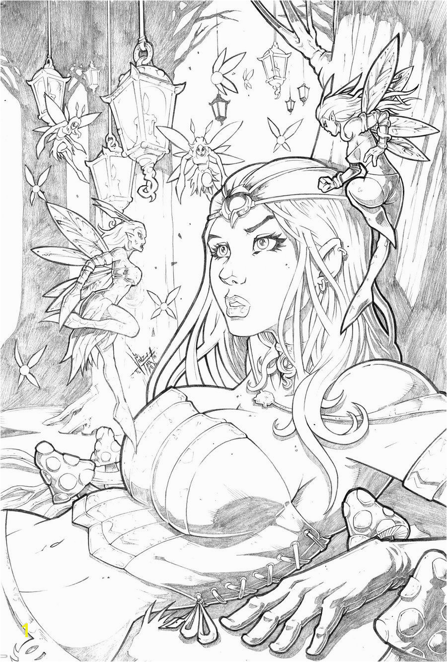 Grimm Fairy Tales Wonderland 35 pencil by Vinz el Tabanasviantart on DeviantArt