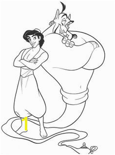 genie and aladdin free coloring pages printable and coloring book to print for free Find more coloring pages online for kids and adults of genie and