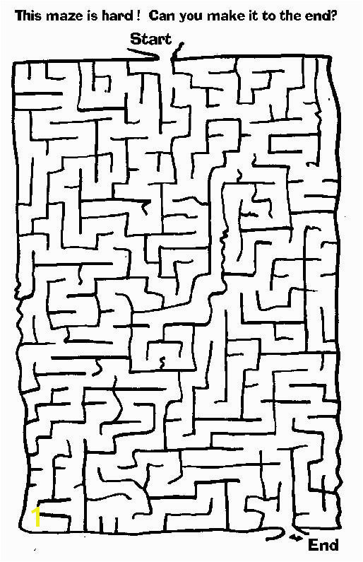 Find this Pin and more on school kids stuff Maze 46 Coloring Page