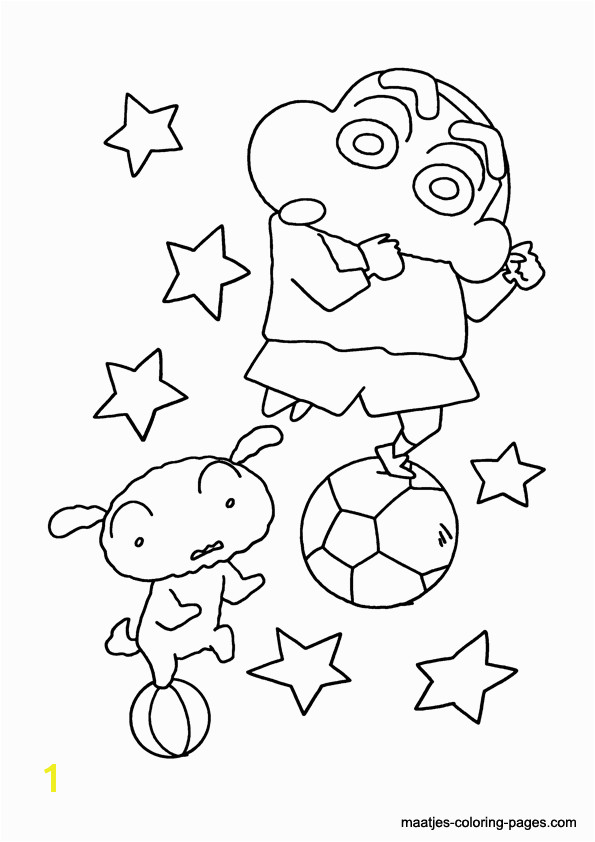 Shin Chan coloring pages 1 2