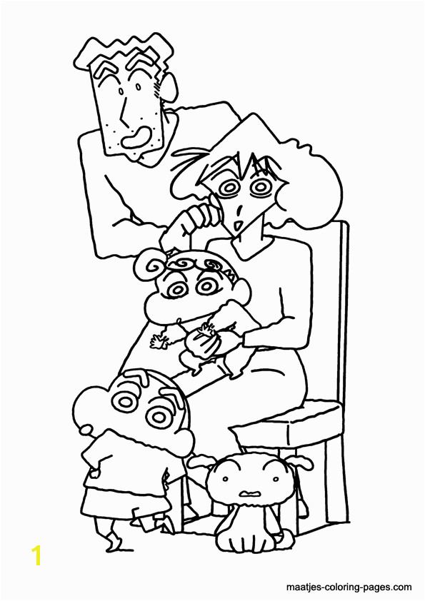 Shin Chan Coloring Pages Print Shin Chan Coloring Pages