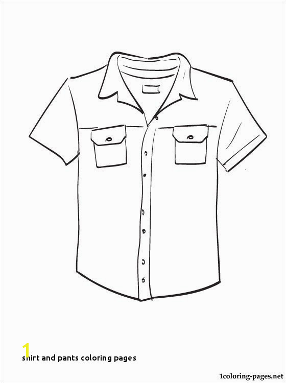 Shirt and Pants Coloring Pages Kleidung Coloring Pages 5IVETACOS