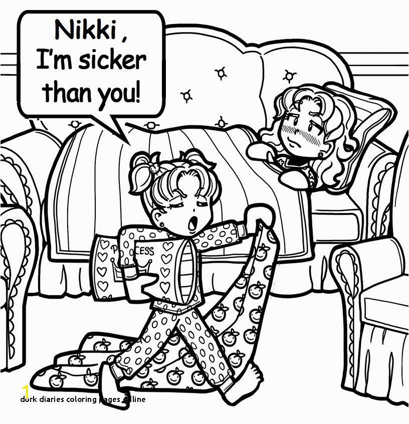 Sick Person Coloring Page Dork Diaries Coloring Pages Line the Color Pages Line Coloring