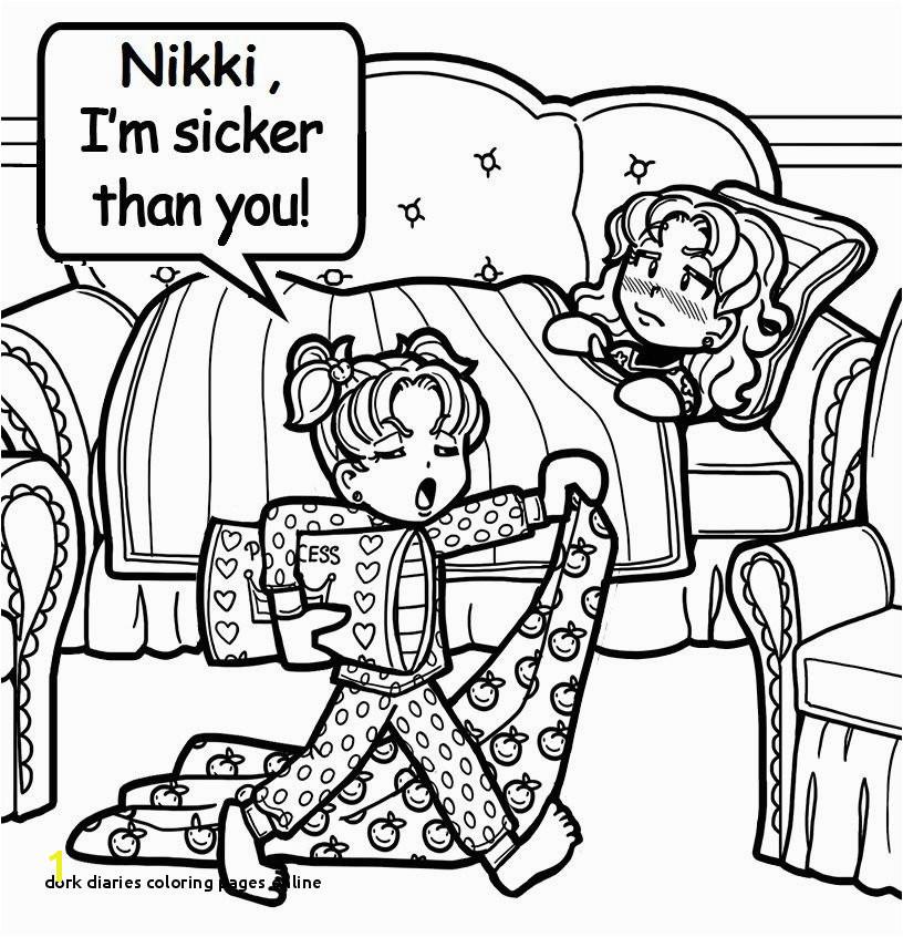 Sick Person Coloring Page Dork Diaries Coloring Pages Line the Color Pages Line Coloring