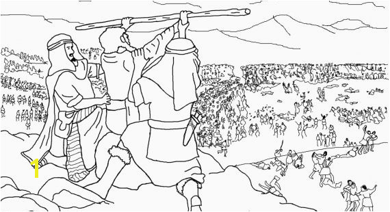 Simple Sin Achan Coloring Pages Joshua And The Promised Land Page Find Here More Than