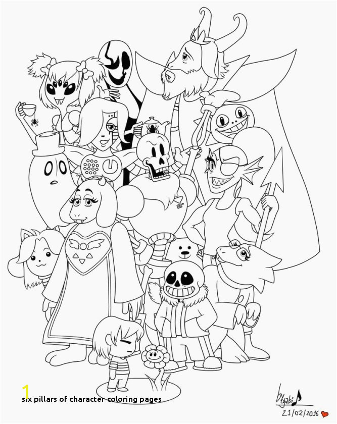 Six Pillars Of Character Coloring Pages Six Pillars Character Coloring Pages Six Pillars Character