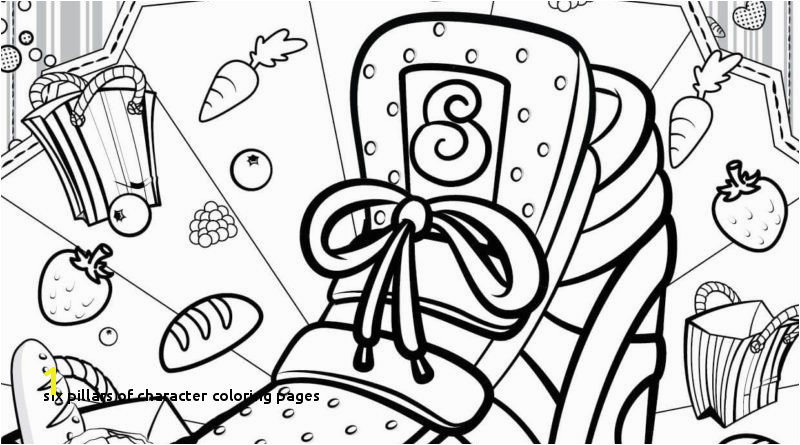 Six Pillars Of Character Coloring Pages Six Pillars Character Coloring Pages Six Pillars Character