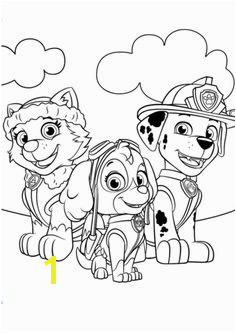 Everest Marshall and Skye coloring page from PAW Patrol category Select from printable crafts of cartoons nature animals Bible and many more
