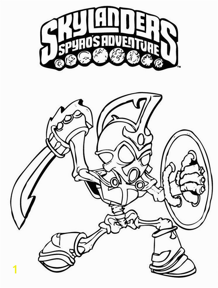 Skylanders Trap Team Coloring Sheet For Kids