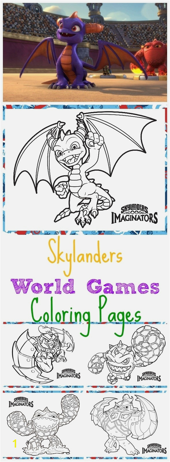 Ausmalbilder Skylanders Elegant Download and Print for Free Skylander Coloring Pages