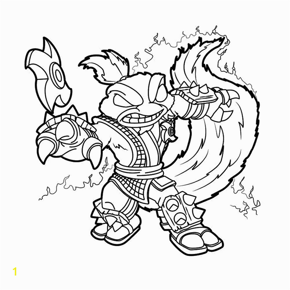 Skylanders Swap force Coloring Pages Stink Bomb Awesome Superchargers Coloring Pages Dive Clops Skylanders Page Spyro Related Post