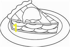 Slice Apple Pie Coloring Page Food Coloring Pages Coloring Pages For Kids Apple Slices