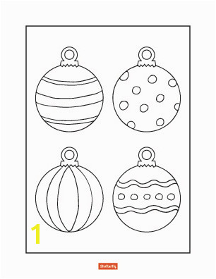 Small Christmas ornament Coloring Pages 35 Christmas Coloring Pages for Kids