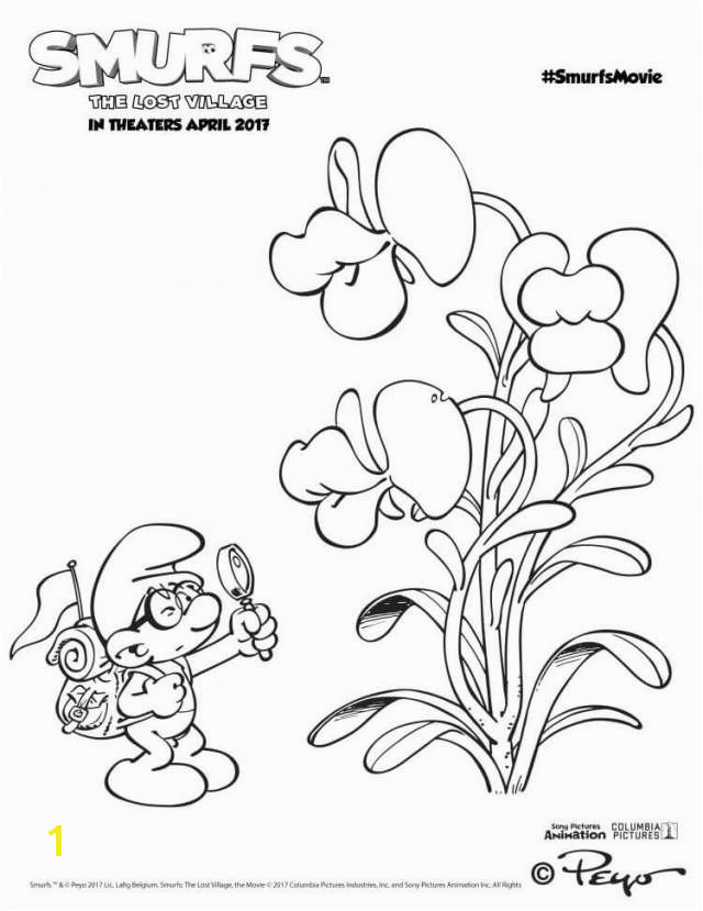 Top 11 Smurfs The Lost Village Coloring Pages