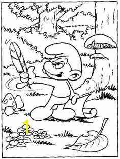 Printable Clumsy The Smurf Coloring Pages The Smurf Coloring Pages KidsDrawing – Free Coloring