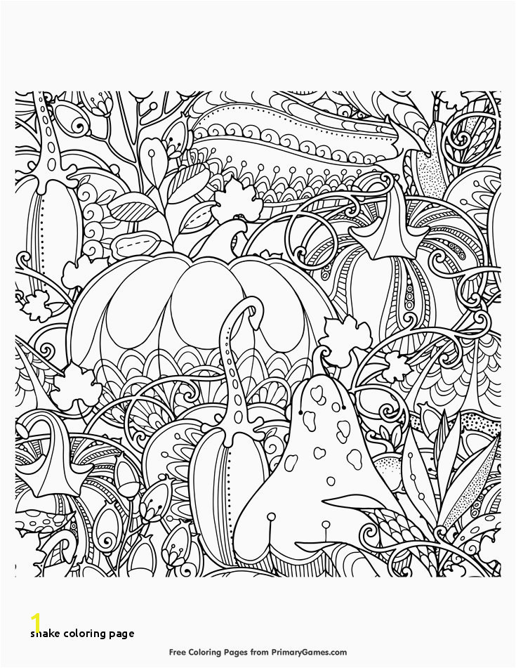 Snake Coloring Page Snake Picture to Color Luxury Fall Coloring Page Cool Free Coloring