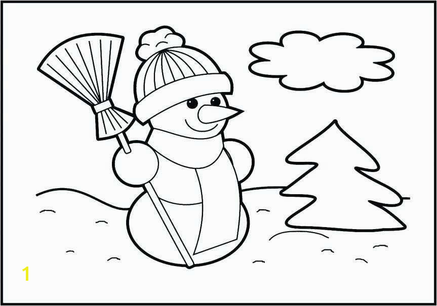 Coloring Page Snowman Related Post