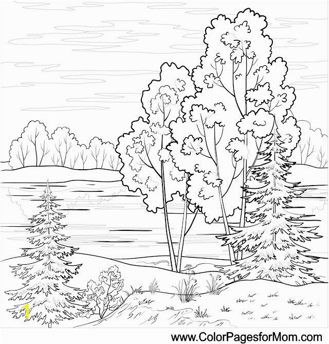 Snowy Mountain Coloring Page Landscape Coloring Page 16 Colorpagesforadults Coloring