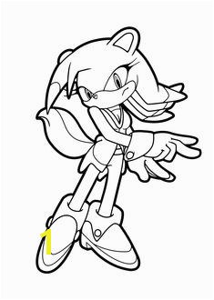Sonic characters coloring pages for kids printable free