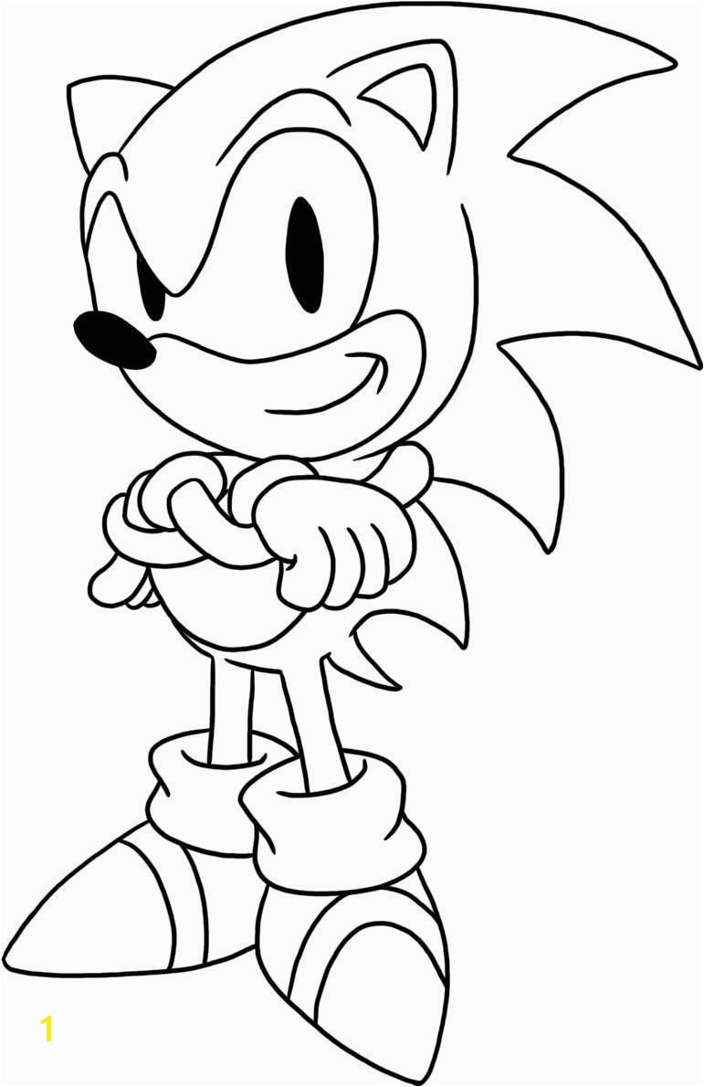 Sonic Coloring Pages Free Printable Coloring