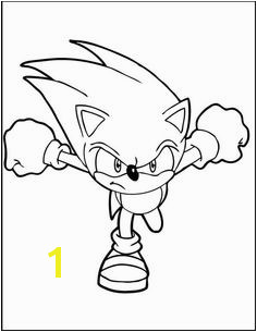 Sonic Running Printable coloring picture for kids Melanie Wilkins · Sonic The Hedgehog