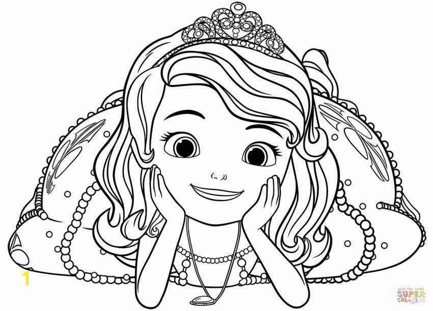 sofia the first disney princess coloring pages
