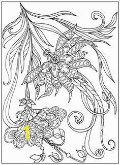 Coloring book for adult and older children Coloring page with vintage flowers Outline drawing