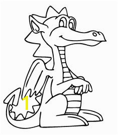 Little dragon coloring pages for kids