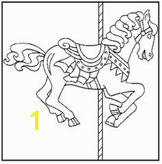 Carousel horse Batman Coloring Pages Horse Coloring Pages Vintage Coloring Books Subway Art