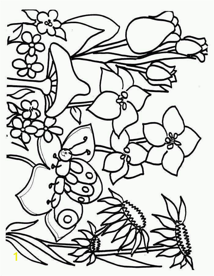 Adults Spring Coloring Pages Best Related Post