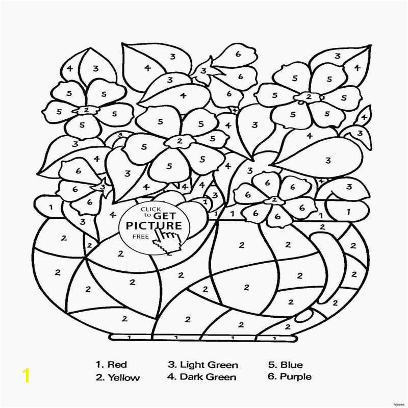 Flower Art New Vases Flower Vase Coloring Page Pages Flowers In A top I 0d and