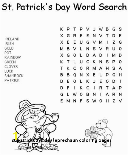 St Patrick039s Day Leprechaun Coloring Pages Beautiful St Patrick Day Coloring Pages Crafts Heart Coloring Pages