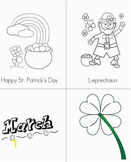 St Patricks Day Coloring Pages Worksheets Printables for Kindergarten and Kids