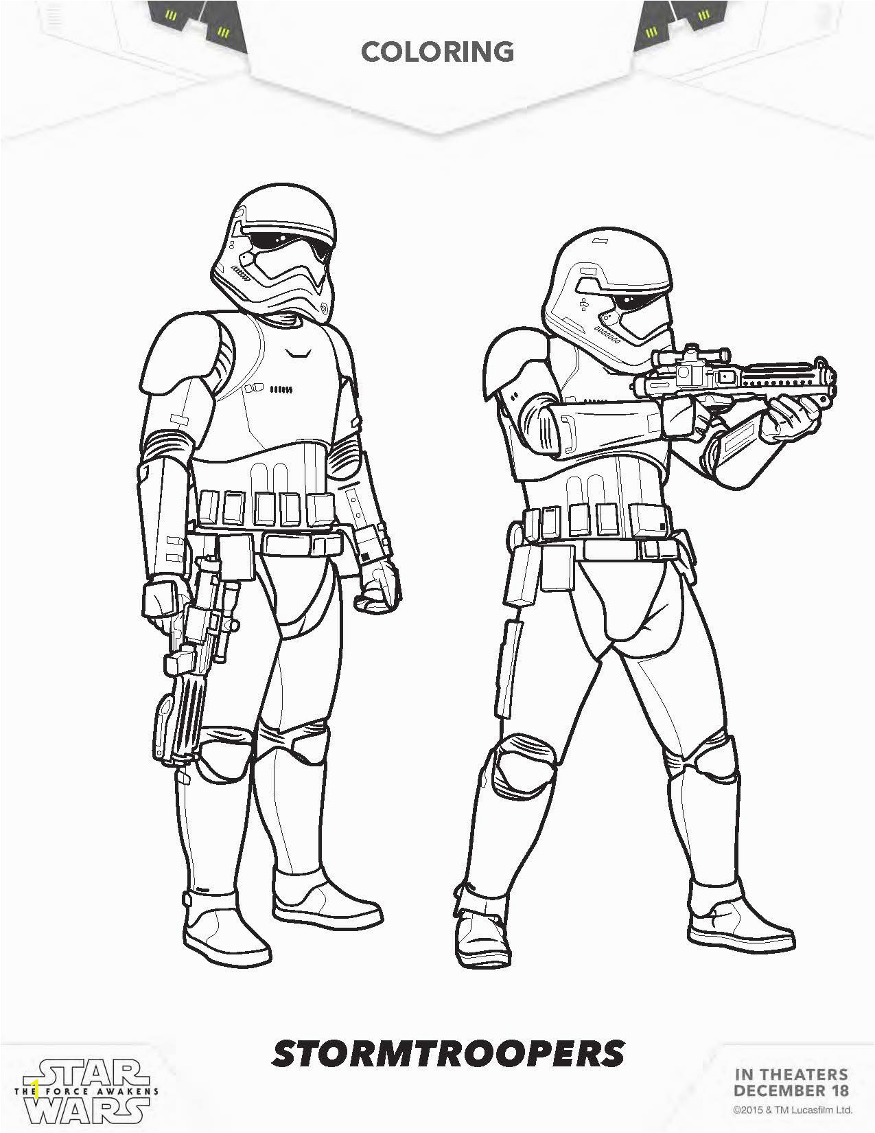 Star Wars the force Awakens Coloring Pages to Print Star Wars the force Awakens Coloring Pages Gallery
