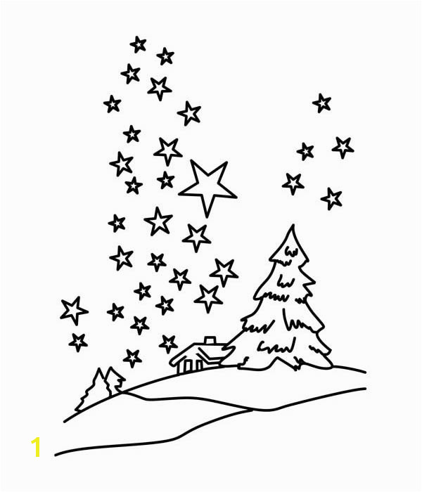 Stars In the Sky Coloring Pages Clear Winter Night Sky with Million Of Stars Coloring Page