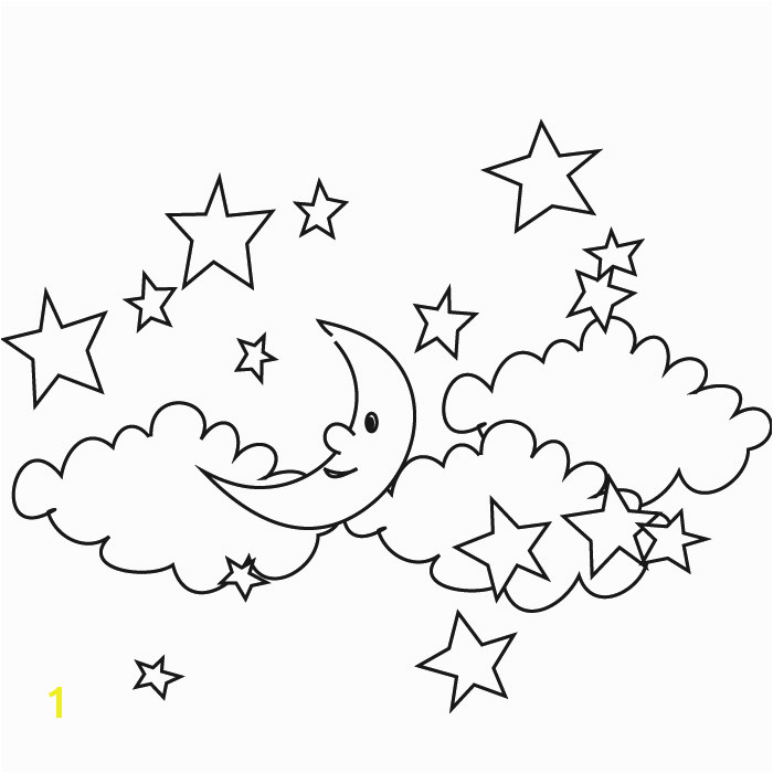 Stars In the Sky Coloring Pages Coloring Stars